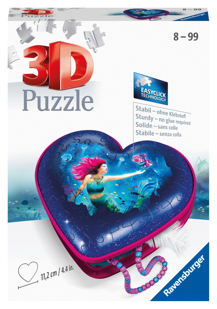 Cover: 4005556112494 | Ravensburger 3D Puzzle 11249 - Herzschatulle Bezaubernde...