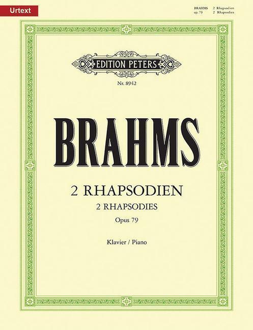 Cover: 9790014104009 | Two Rhapsodies Op. 79 for Piano | Taschenbuch | Buch | Englisch | 2022