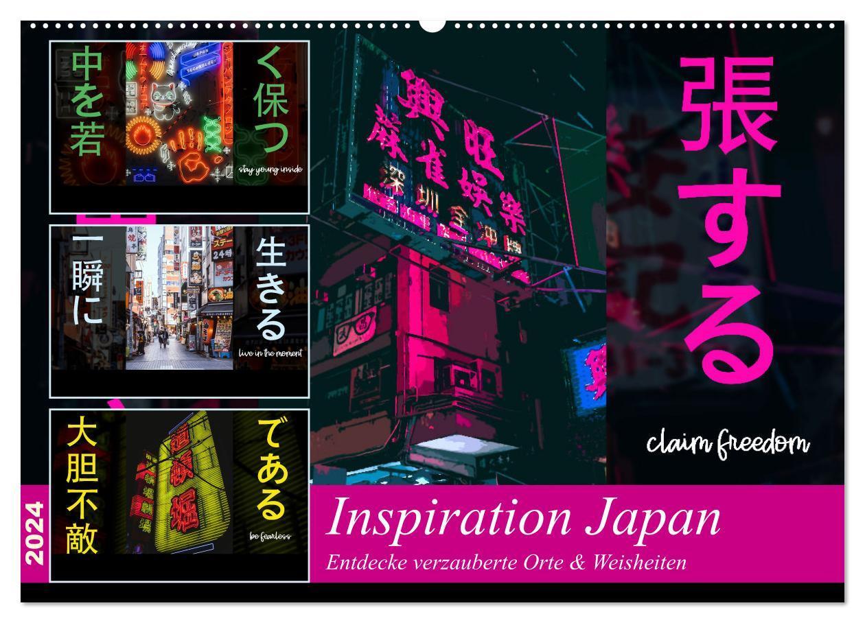 Cover: 9783675735347 | Inspiration Japan (Wandkalender 2024 DIN A2 quer), CALVENDO...