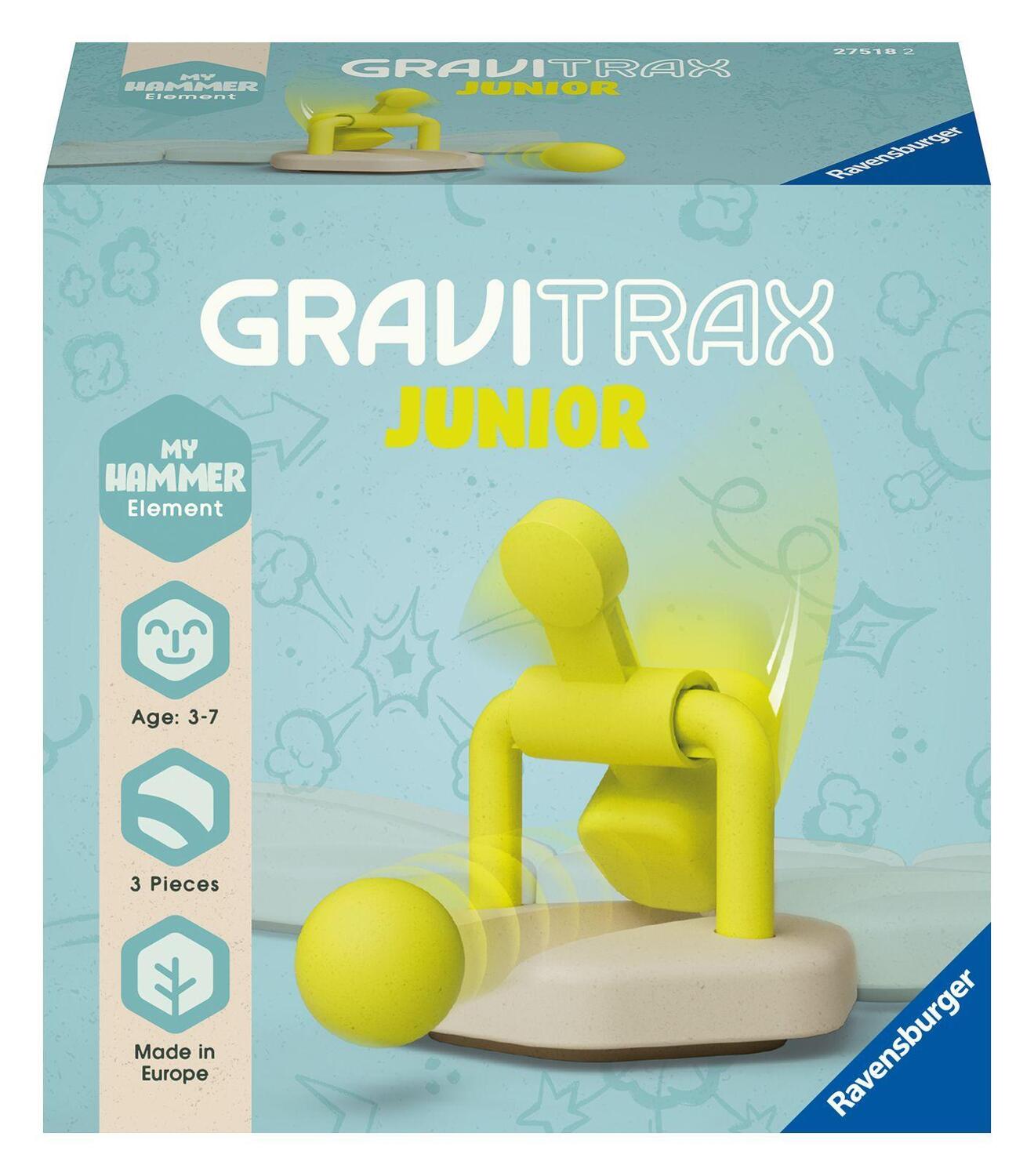 Cover: 4005556275182 | Ravensburger GraviTrax Junior Element Hammer - Erweiterbare...