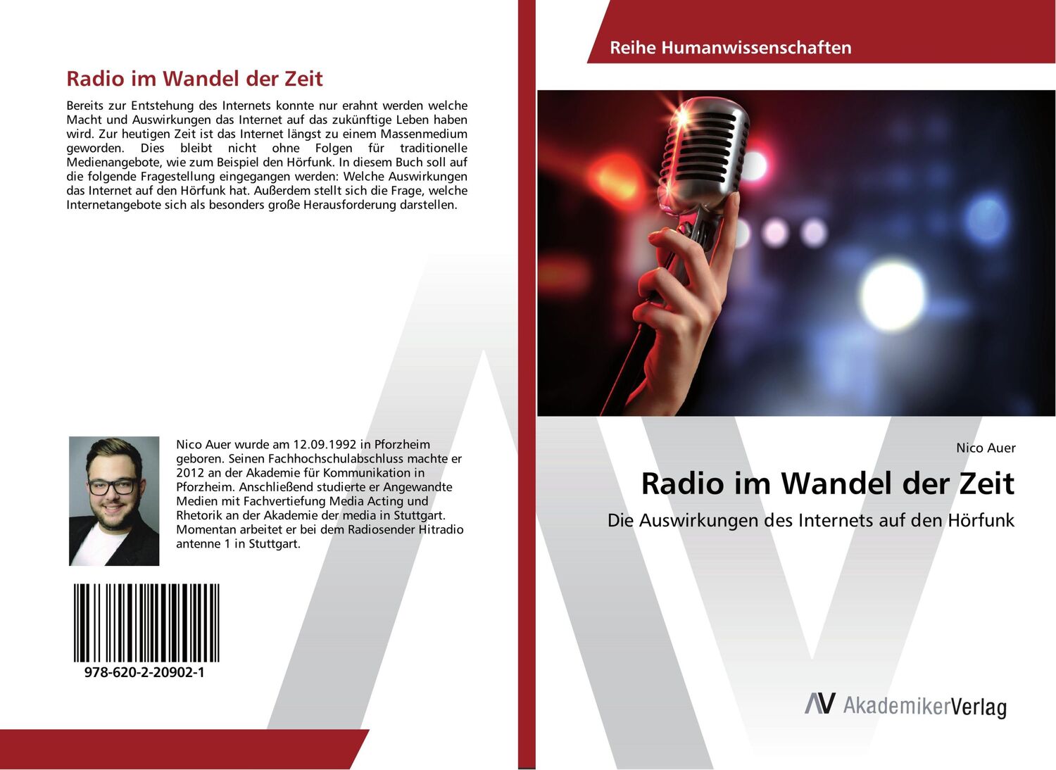 Cover: 9786202209021 | Radio im Wandel der Zeit | Nico Auer | Taschenbuch | Paperback | 92 S.