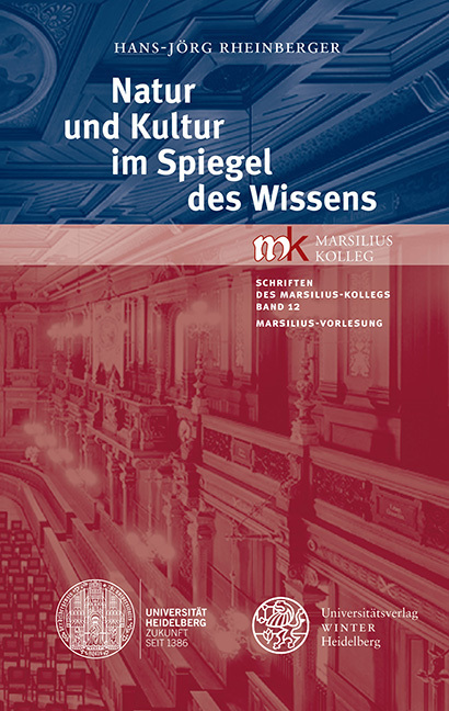 Cover: 9783825364397 | Natur und Kultur im Spiegel des Wissens | Hans-Jörg Rheinberger | Buch
