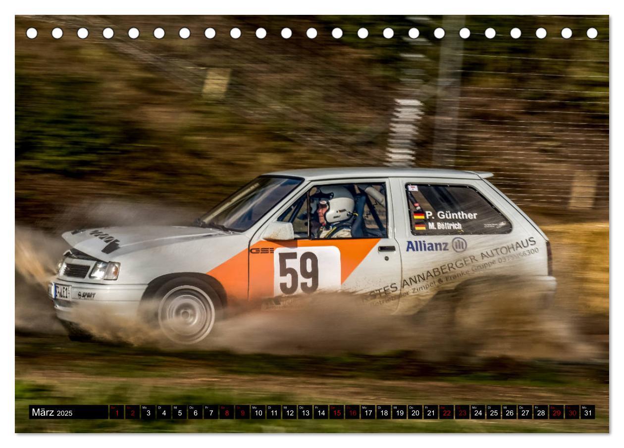 Bild: 9783435399383 | SCHNELL! AUTHENTISCH! MITTENDRIN! - RALLYE! (Tischkalender 2025 DIN...