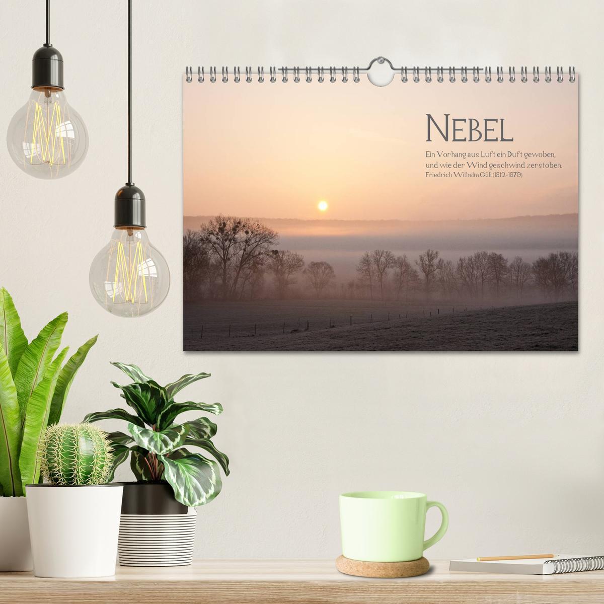 Bild: 9783435795406 | NEBEL (Wandkalender 2025 DIN A4 quer), CALVENDO Monatskalender | 2025