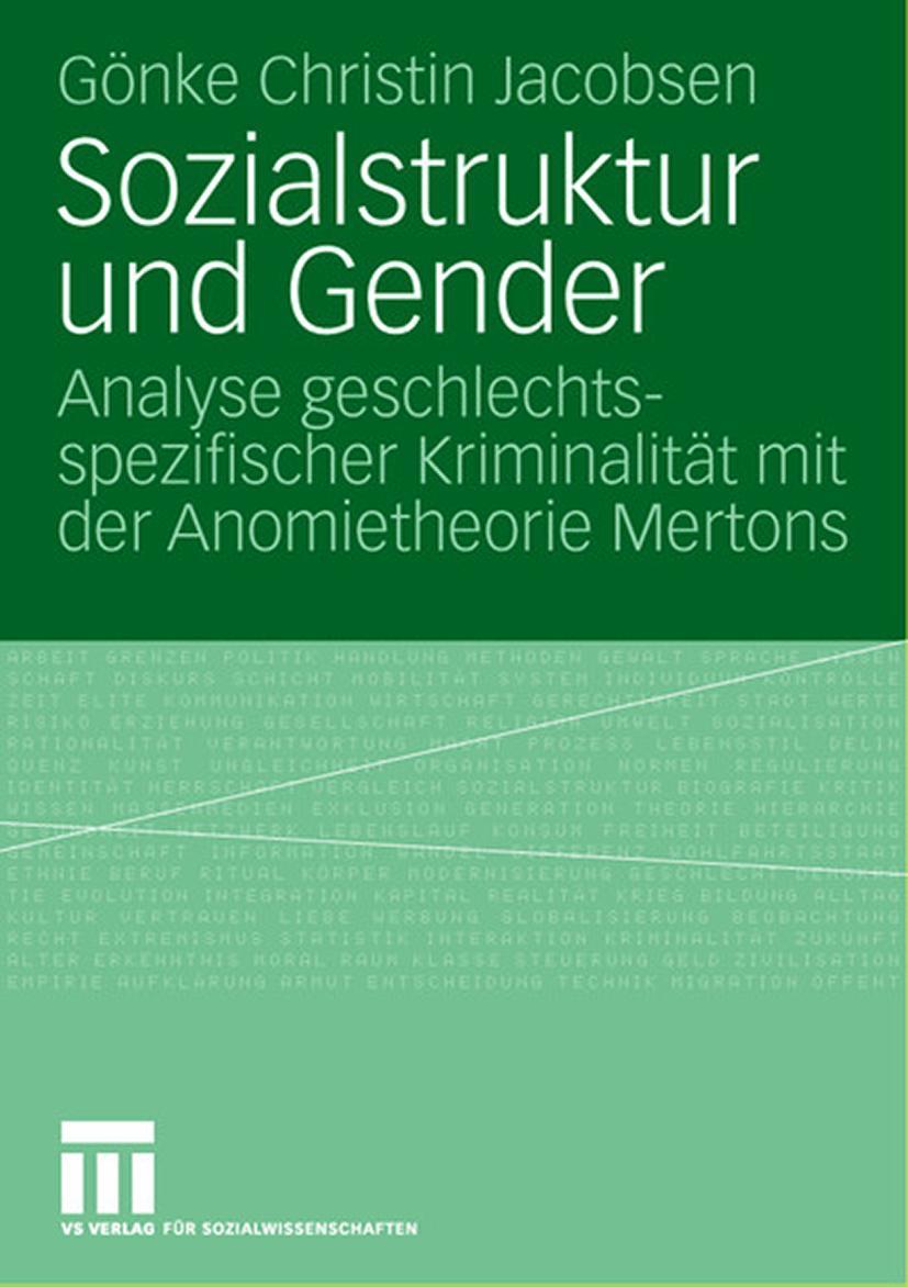 Cover: 9783531155777 | Sozialstruktur und Gender | Gönke Christin Jacobsen | Taschenbuch | x