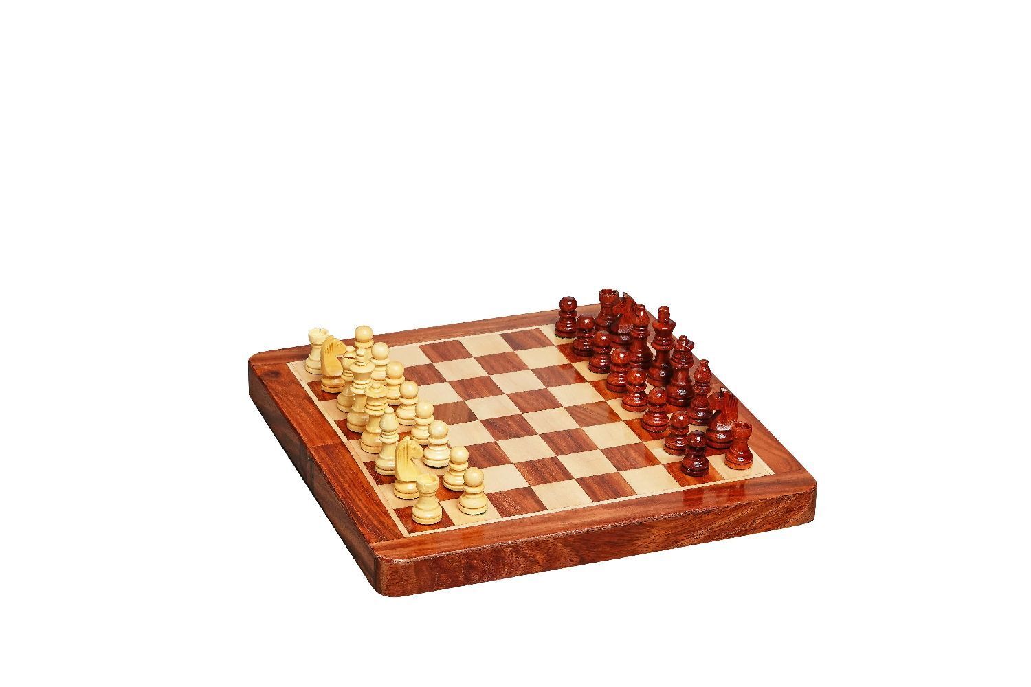 Bild: 3700183420462 | Magnetisches Schach mini, 18 cm | Spiel | In Spielebox | 420462 | 2024