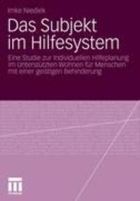 Cover: 9783531176543 | Das Subjekt im Hilfesystem | Imke Niediek | Taschenbuch | Paperback