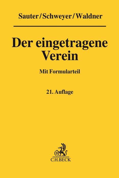 Cover: 9783406754036 | Der eingetragene Verein | Wolfram Waldner (u. a.) | Taschenbuch | 2021