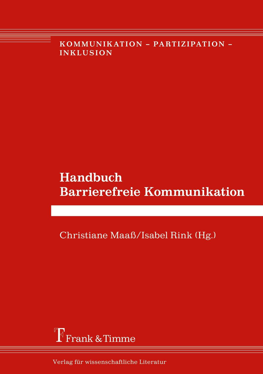 Cover: 9783732904075 | Handbuch Barrierefreie Kommunikation | Christiane Maaß (u. a.) | Buch