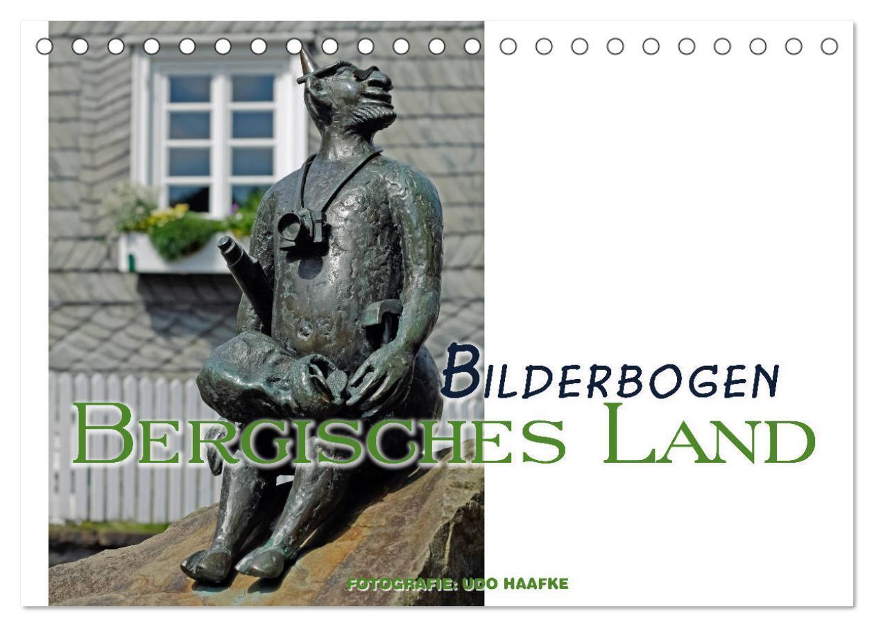 Cover: 9783383079917 | Bilderbogen Bergisches Land (Tischkalender 2024 DIN A5 quer),...