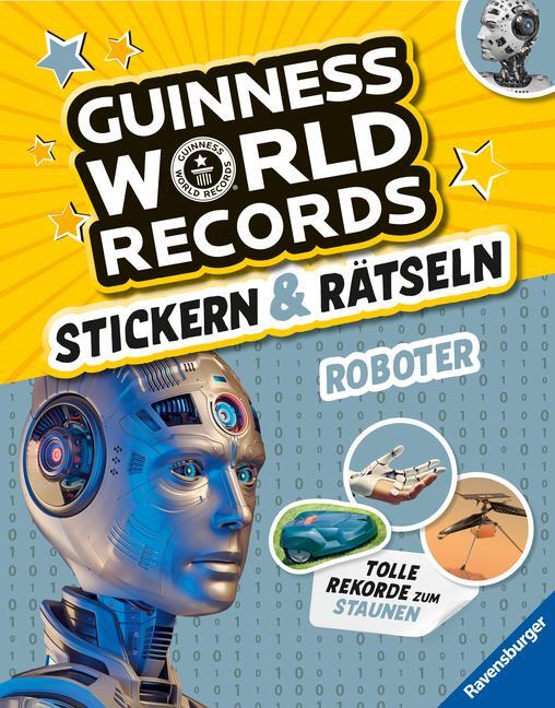 Cover: 9783473489510 | Guinness World Records Stickern und Rätseln: Roboter | Eddi Adler