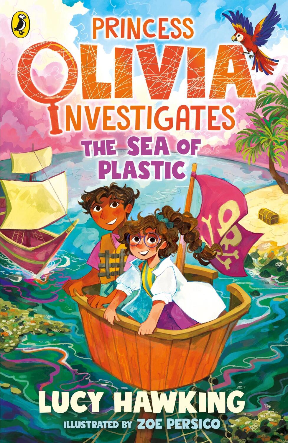 Cover: 9780241485149 | Princess Olivia Investigates 02: The Sea of Plastic | Lucy Hawking