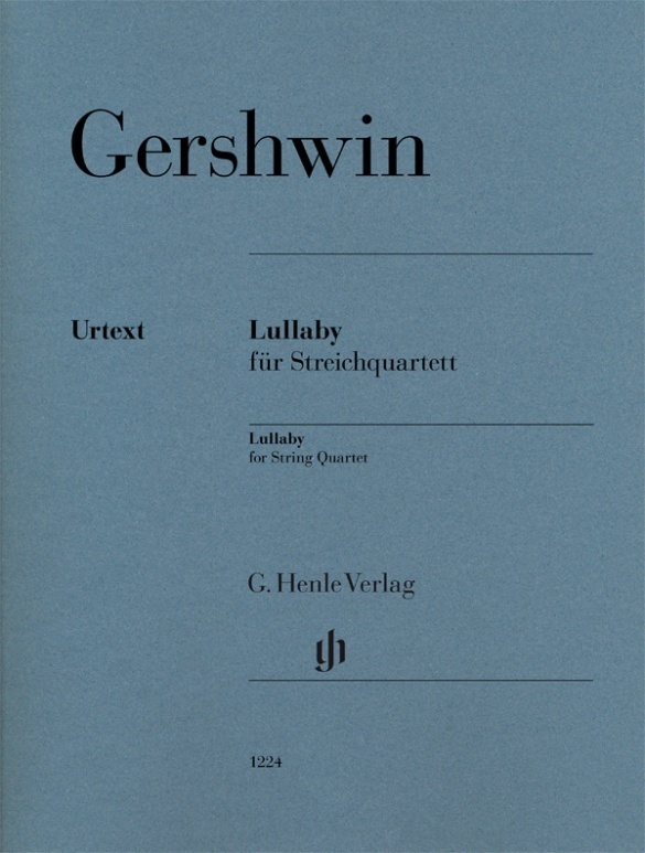 Cover: 9790201812243 | George Gershwin - Lullaby | Besetzung: Streichquartette | Gertsch