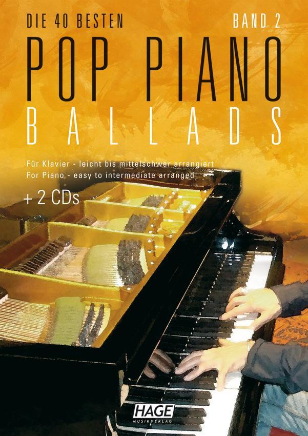 Cover: 9783866261211 | Pop Piano Ballads 2 | Helmut Hage | Taschenbuch | 2 Musik-CDs | 2009