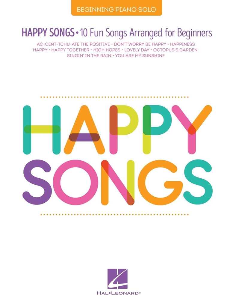 Cover: 840126925333 | Happy Songs | 10 Fun Songs Arranged for Beginners | Buch | 2020