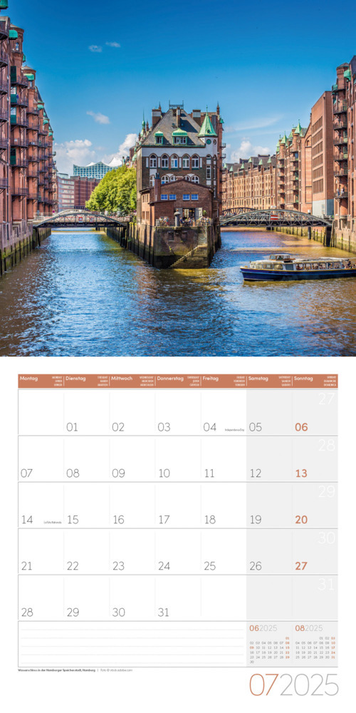 Bild: 9783838445090 | Deutschland Kalender 2025 - 30x30 | Ackermann Kunstverlag | Kalender