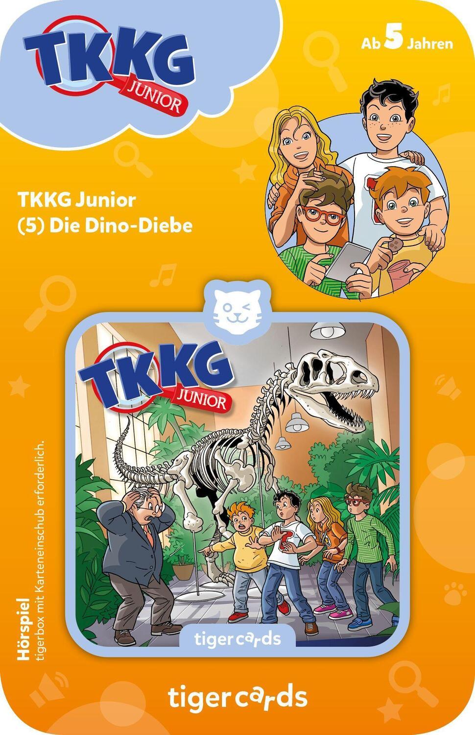 Bild: 4260535481040 | tigercard - TKKG Junior - Folge 5: Dino-Diebe | Stück | Deutsch | 2019