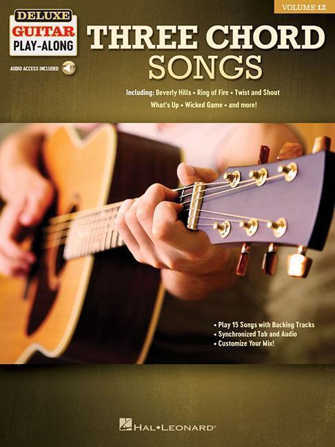 Cover: 9781540029997 | Three Chord Songs | Deluxe Guitar Play-Along Volume 12 | Taschenbuch