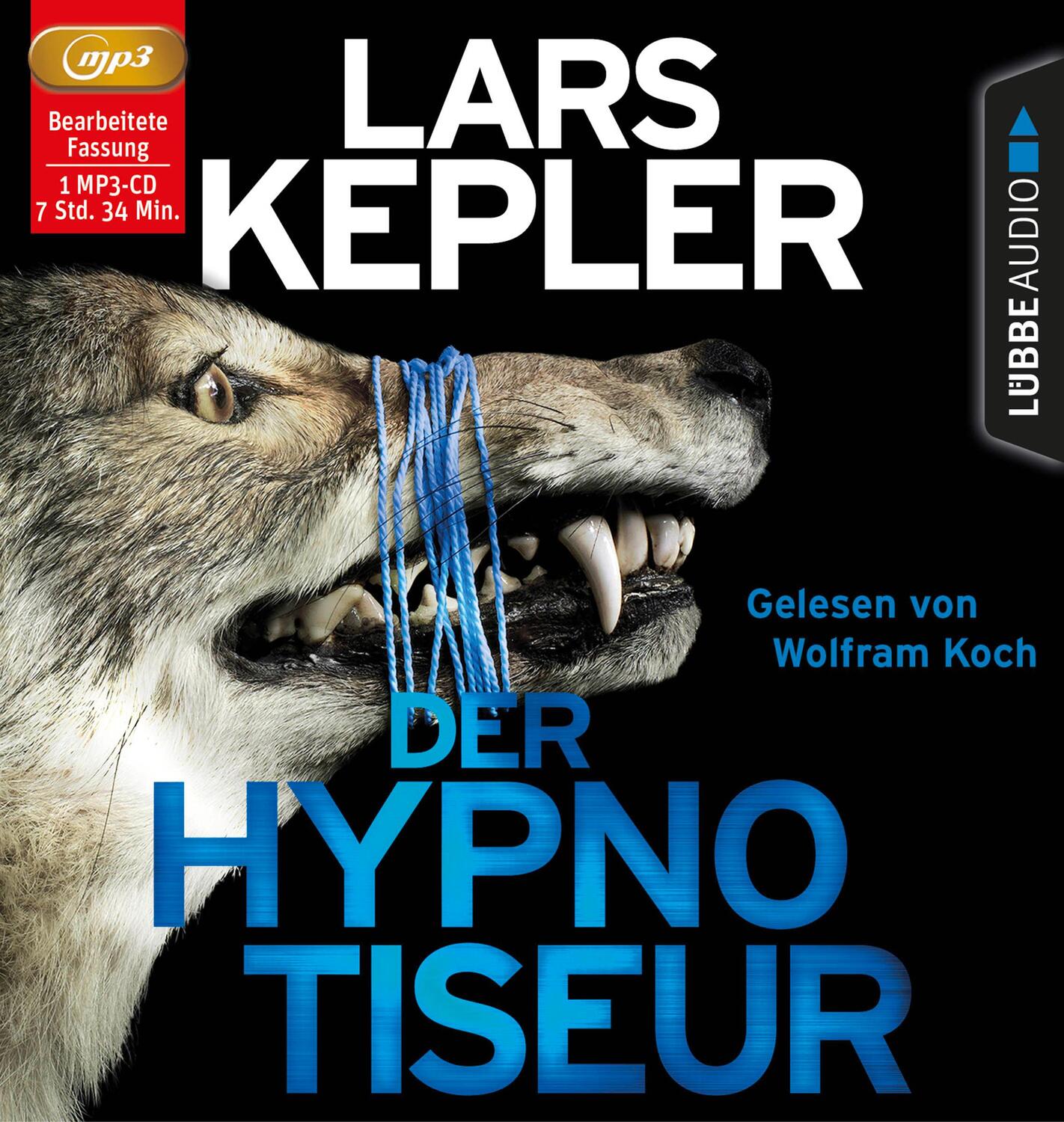 Cover: 9783785759806 | Der Hypnotiseur | Lars Kepler | MP3 | Joona Linna | 454 Min. | Deutsch