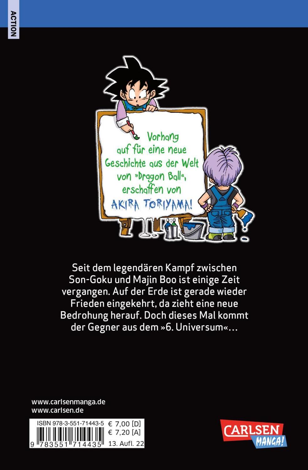 Rückseite: 9783551714435 | Dragon Ball Super 1 | Akira Toriyama (u. a.) | Taschenbuch | Deutsch