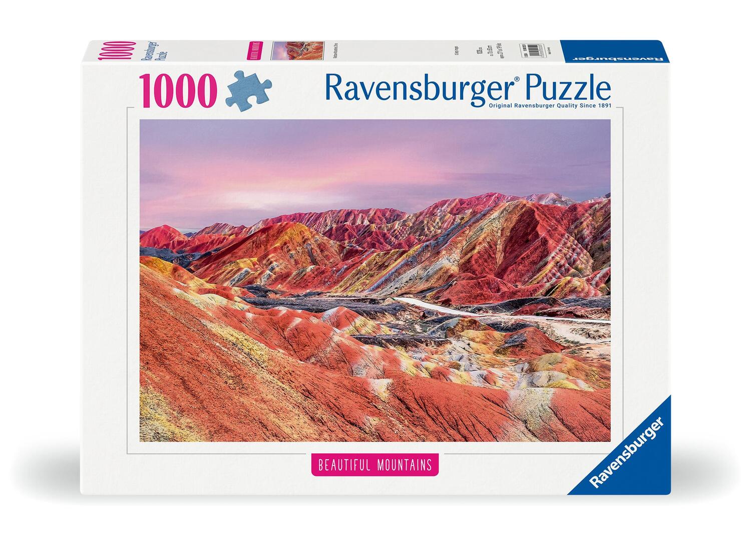 Cover: 4005555002529 | Ravensburger Puzzle 12000252 - Regenbogenberge, China - 1000 Teile...