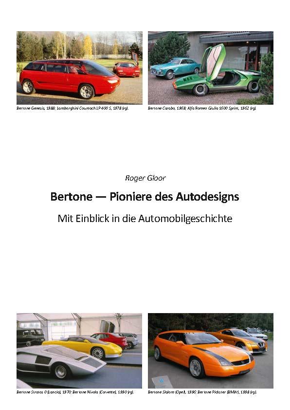 Bild: 9783487086323 | Bertone - Pioniere des Autodesigns | Roger Gloor | Buch | Deutsch