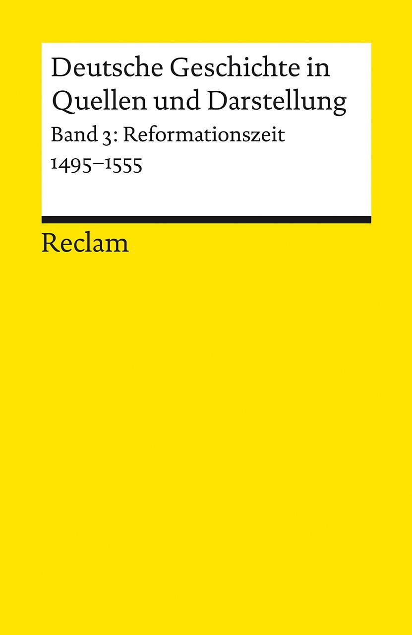 Cover: 9783150170038 | Deutsche Geschichte 3 in Quellen und Darstellungen | Ulrich Köpf