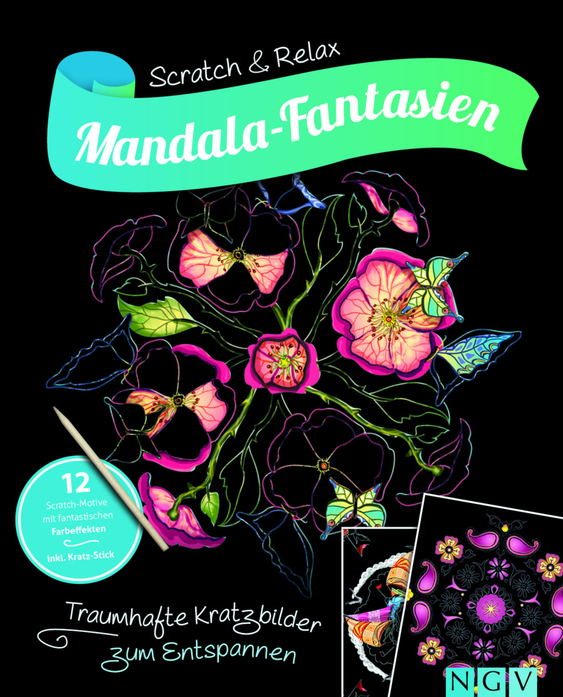 Cover: 9783625191742 | Mandala-Fantasien - Traumhafte Kratzbilder zum Entspannen | Buch