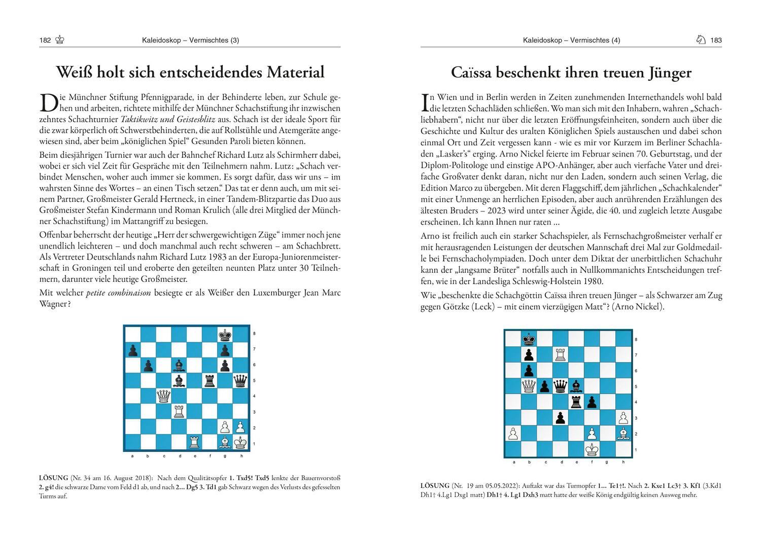 Bild: 9783283010416 | 40 Jahre Schach im ZEITmagazin | Helmut Pfleger | Taschenbuch | 192 S.