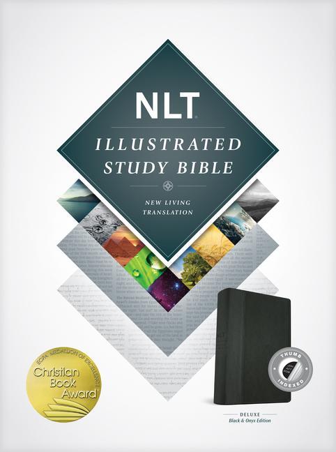 Cover: 9781496402028 | NLT Illustrated Study Bible Tutone Black/Onyx, Indexed | Tyndale