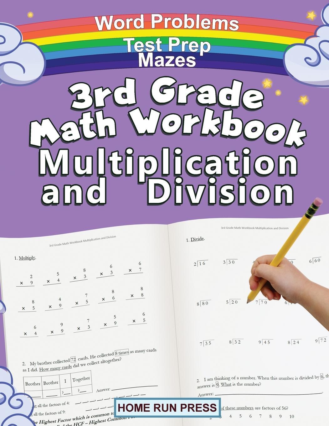 Cover: 9781952368127 | 3rd Grade Math Workbook Multiplication and Division | Press | Buch