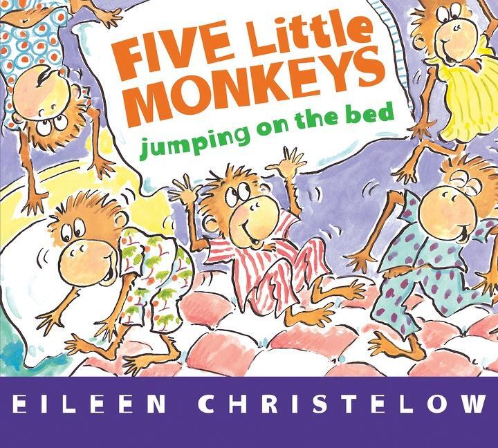 Cover: 9781328884565 | Five Little Monkeys Jumping on the Bed Board Book | Eileen Christelow