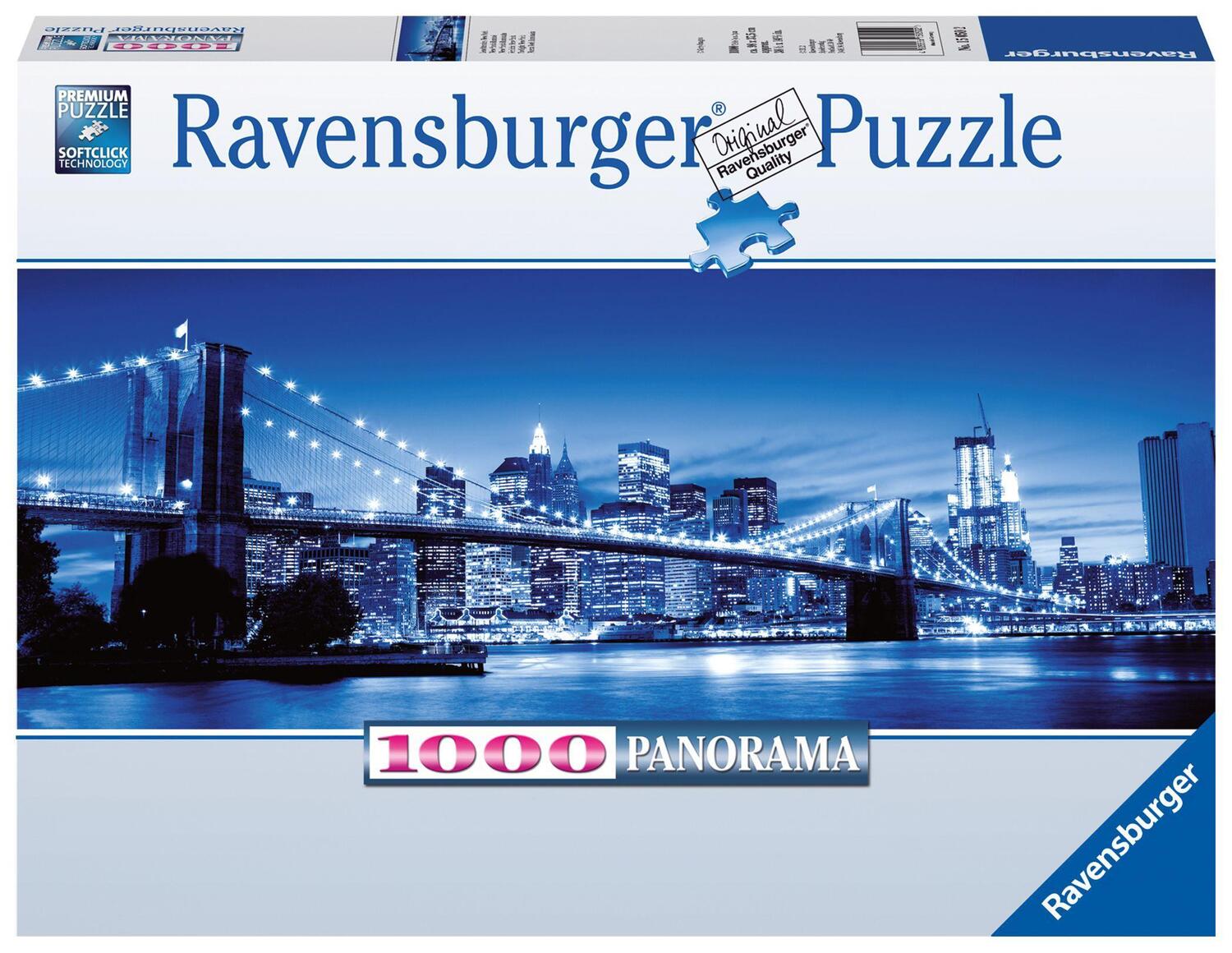 Cover: 4005556150502 | Leuchtendes New York. Panorama Puzzle 1000 Teile | Spiel | Deutsch