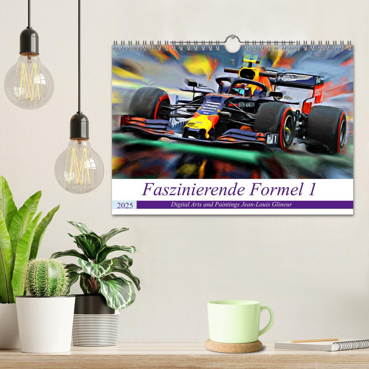 Bild: 9783435247912 | Faszinierende Formel 1 (Wandkalender 2025 DIN A4 quer), CALVENDO...