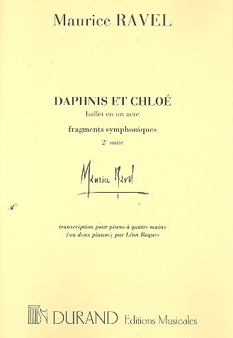 Cover: 9790044075348 | Daphnis Et Chloe Ballet En Un Acte | Fragments Symphoniques 2E Suite