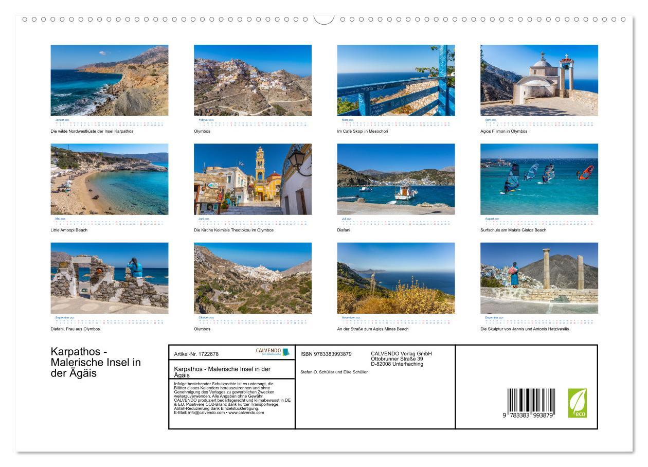 Bild: 9783383993879 | Karpathos - Malerische Insel in der Ägäis (Wandkalender 2025 DIN A2...