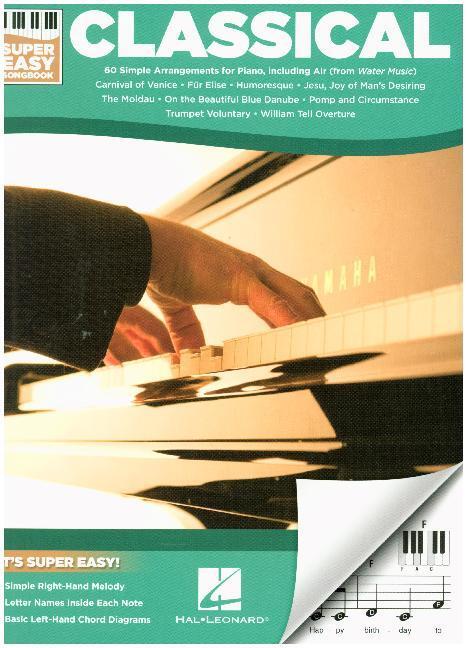 Cover: 888680641795 | Classical - Super Easy Songbook | Noten, Lehrmaterial für Klavier