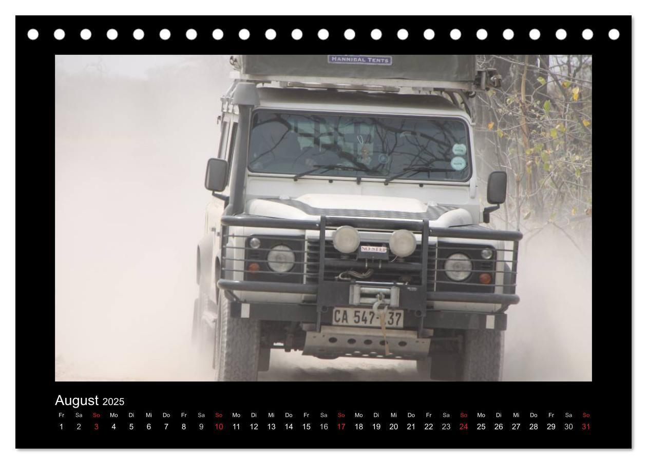 Bild: 9783435752652 | Land Rover Defender - Unterwegs in Afrika (Tischkalender 2025 DIN...