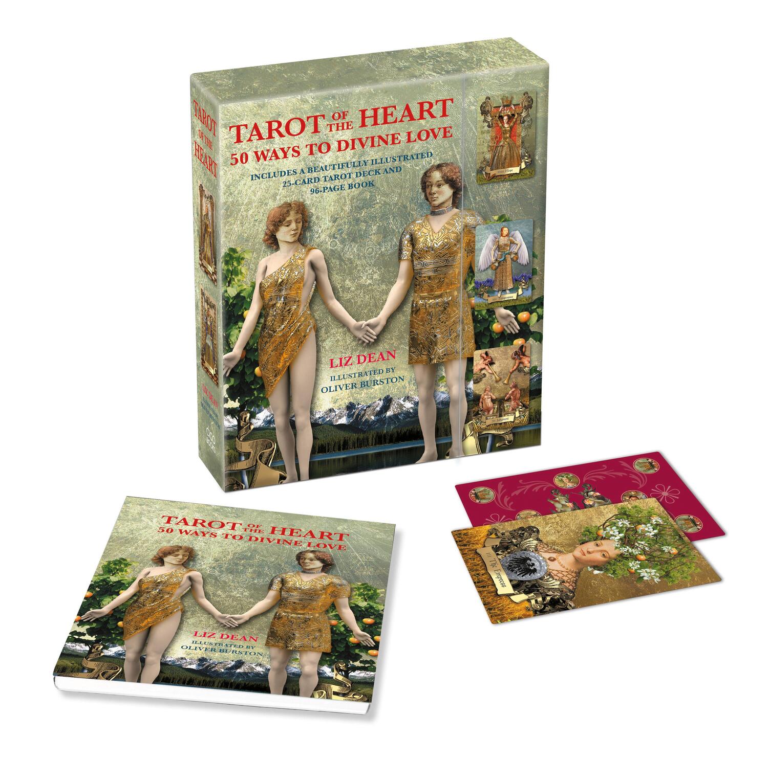 Cover: 9781782498506 | Tarot of the Heart | 50 Ways to Divine Love | Liz Dean | Taschenbuch