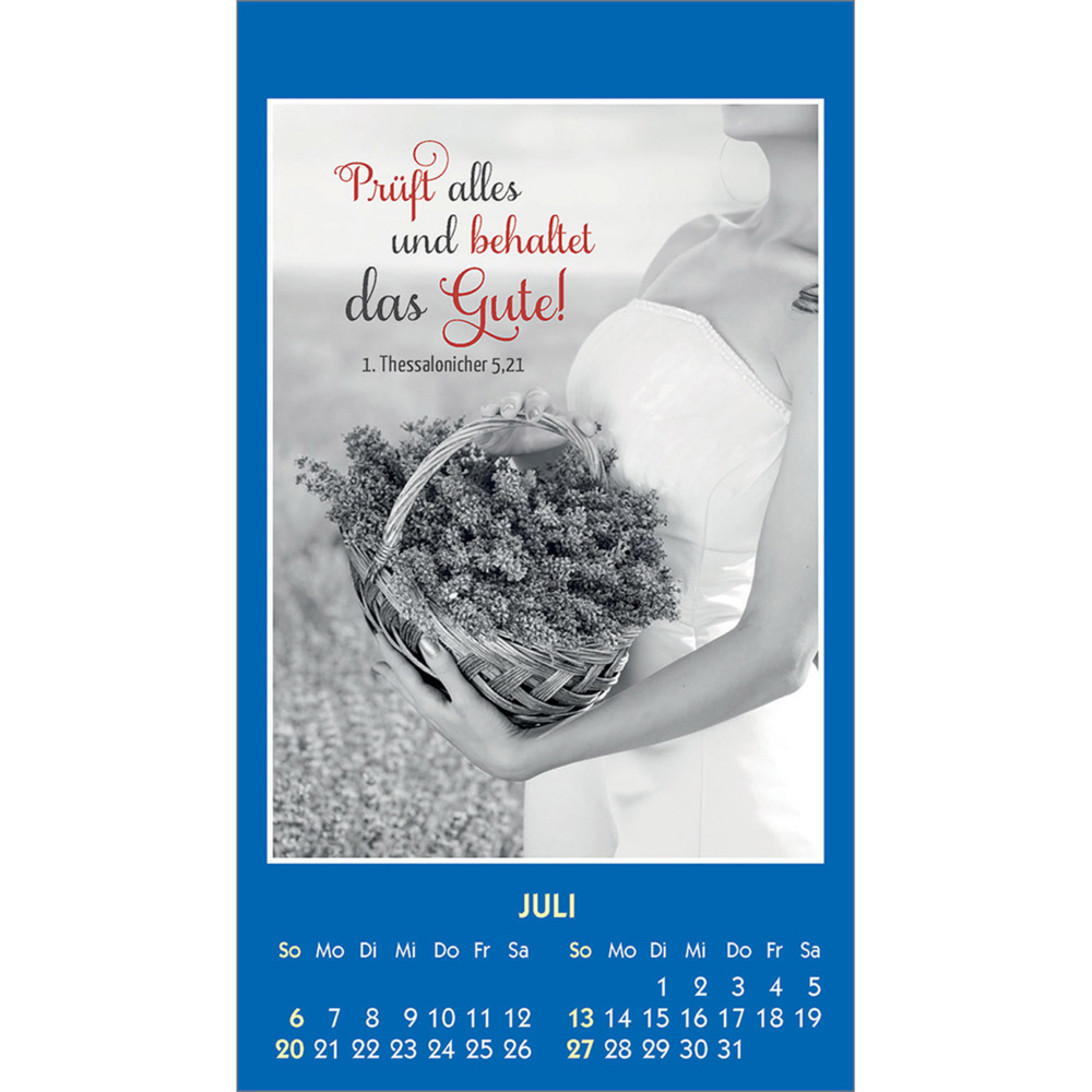 Bild: 9783754893753 | Mensch, du bist einmalig 2025 | Aufkleber-Mini-Kalender | Kalender