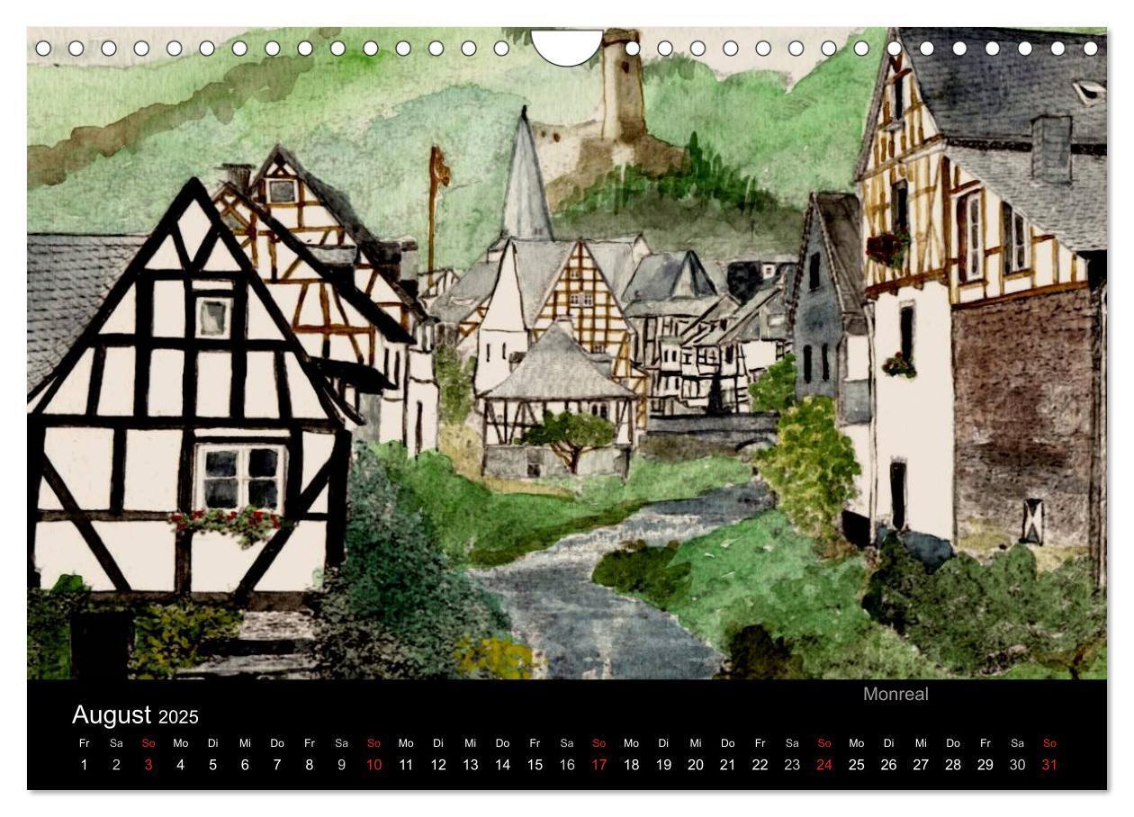 Bild: 9783435702022 | Deutschland in Aquarell (Wandkalender 2025 DIN A4 quer), CALVENDO...