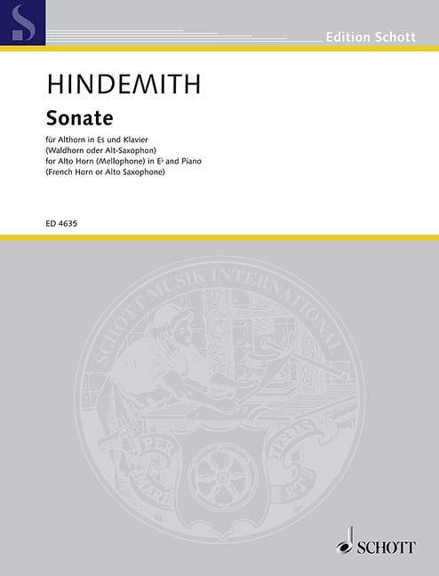 Cover: 9783795795184 | Sonate | Paul Hindemith | Broschüre | 30 S. | Deutsch | Schott Music