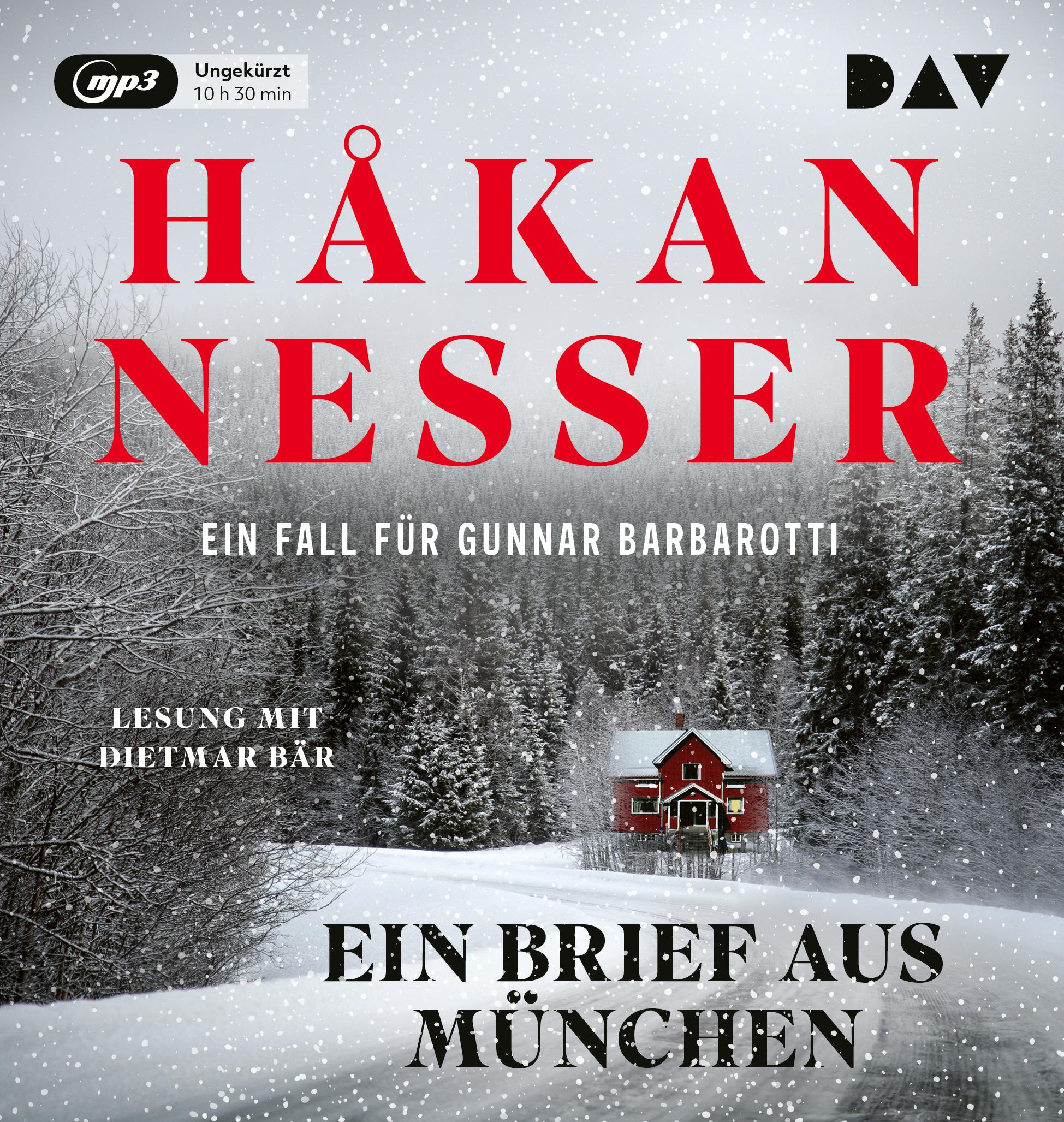 Cover: 9783742433787 | Ein Brief aus München. Ein Fall für Gunnar Barbarotti | Håkan Nesser