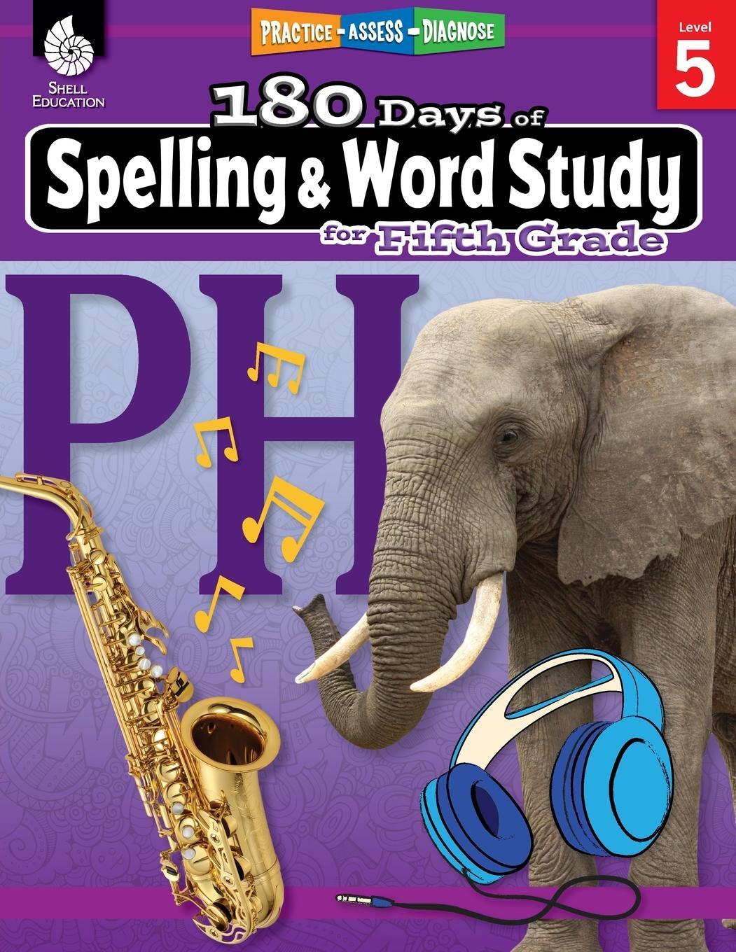 Cover: 9781425833138 | 180 Days of Spelling and Word Study for Fifth Grade | Rhoades | Buch
