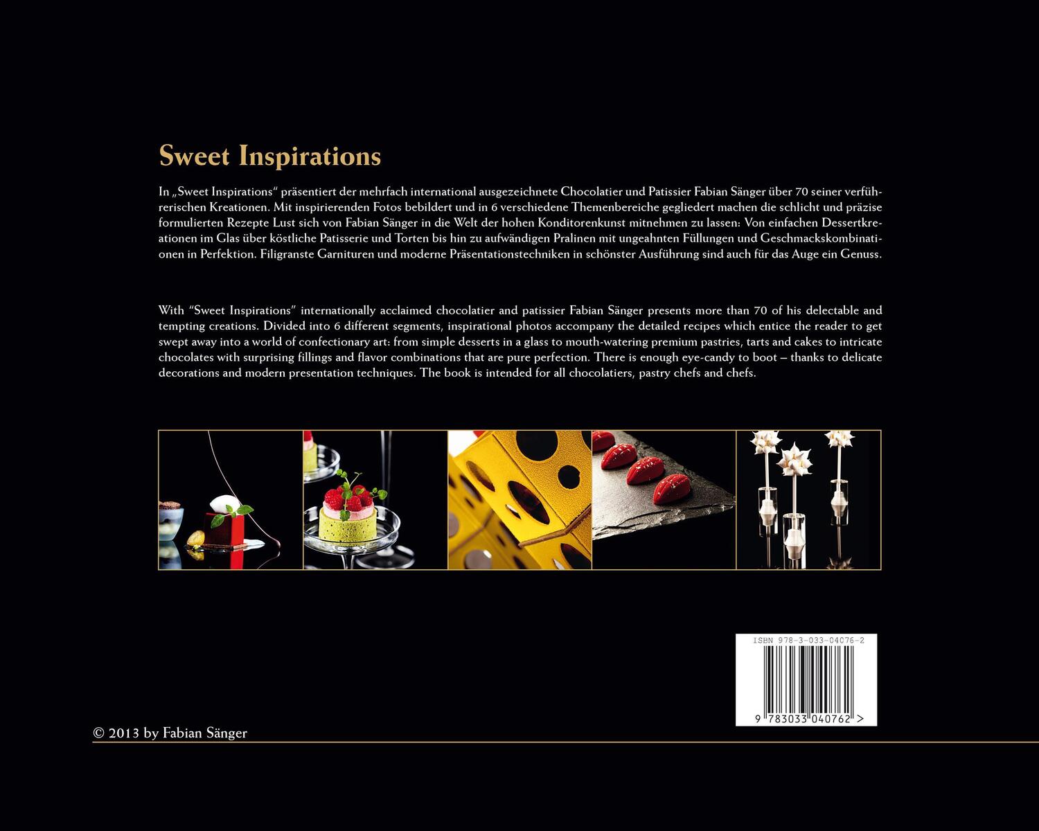 Rückseite: 9783033040762 | Fabian Sänger - Sweet Inspirations | Fabian Sänger | Buch | Deutsch