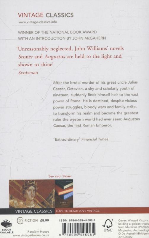 Rückseite: 9780099445081 | Augustus | A Novel | John Williams | Taschenbuch | Vintage Classics