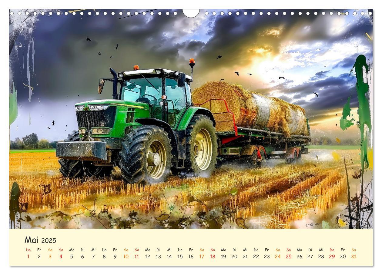 Bild: 9783383781506 | Traktoren - tolle Momente (Wandkalender 2025 DIN A3 quer), CALVENDO...