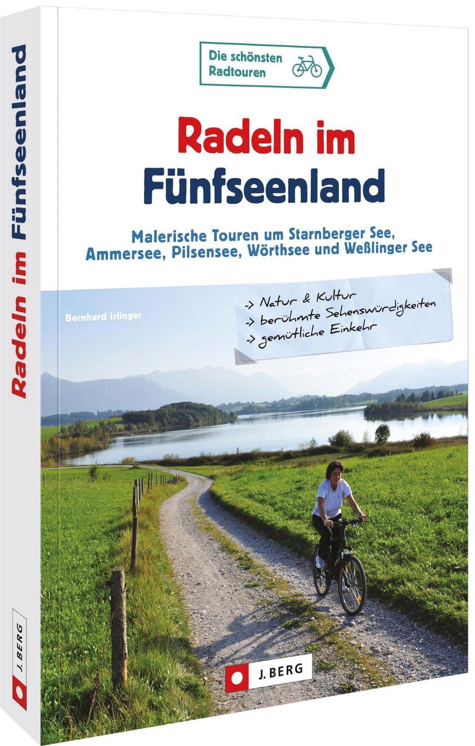 Cover: 9783862468485 | Radeln im Fünfseenland | Bernhard Irlinger | Taschenbuch | 128 S.