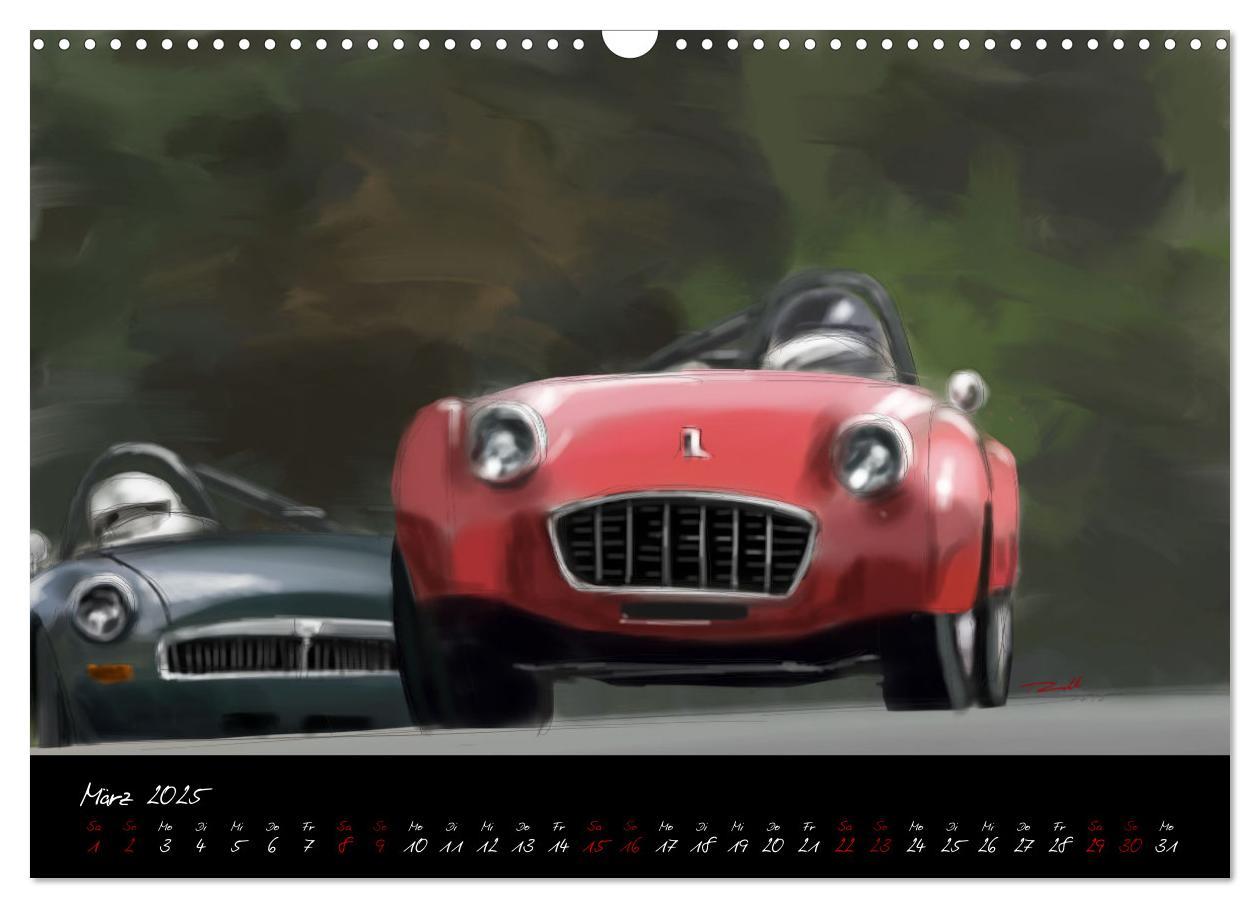 Bild: 9783435104055 | Sportwagen Klassiker Kunst (Wandkalender 2025 DIN A3 quer),...