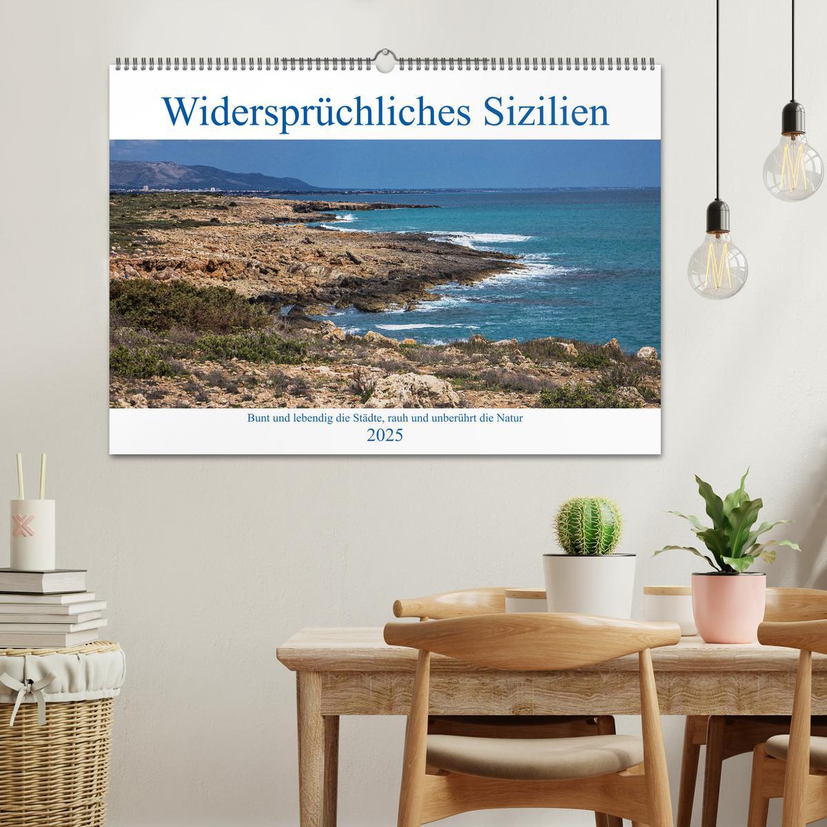 Bild: 9783435452866 | Widersprüchliches Sizilien (Wandkalender 2025 DIN A2 quer),...